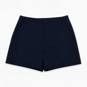 Lauren Vidal Paris Navy Tailored Shorts Women T4 Minimalist France